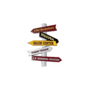 USC Trojans Landmarks Signpost Magnet
